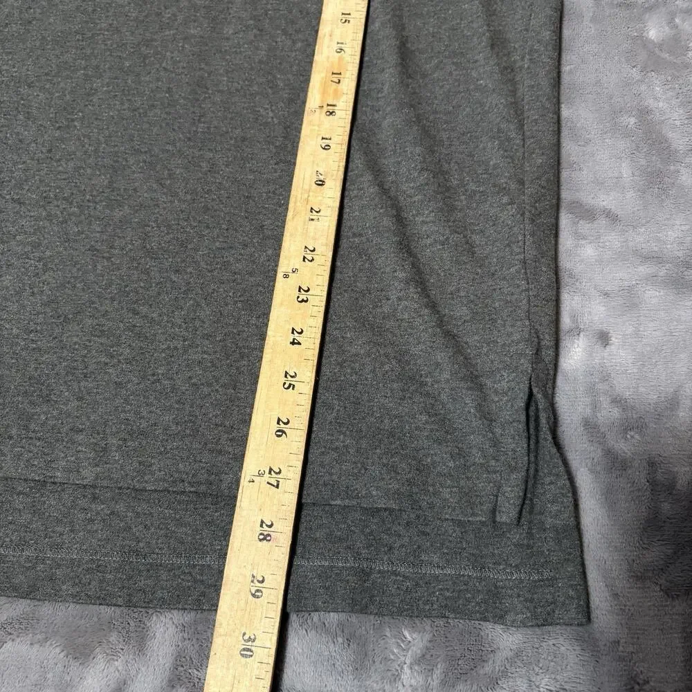 Polo Ralph Lauren Mens Dark Gray Short Sleeve Polo Sz L Soft Flesh Colored Pony